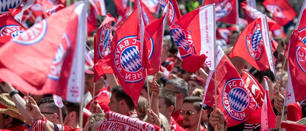 Fans des FC Bayern München.