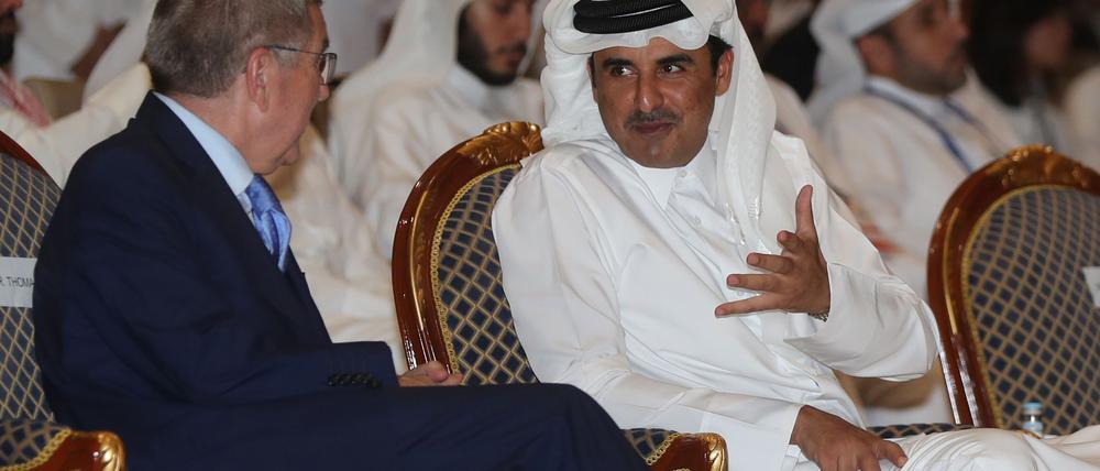 Katars Emirässe sind von der poltischen Bühne nicht mehr wegzudenken.