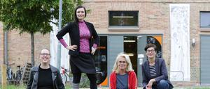 Laura Kapp, Jenny Pöller, Heiderose Gerber und Anja Günther (v.l.) vom Vorstand des Autonomen Frauenzentrums.
