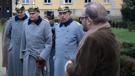 Traditionsverein Königlich Preußischer Offizierkorps in Potsdam gründete sich am 27. Januar in Potsdam, mit Frank Werdermann (2.v.r.).