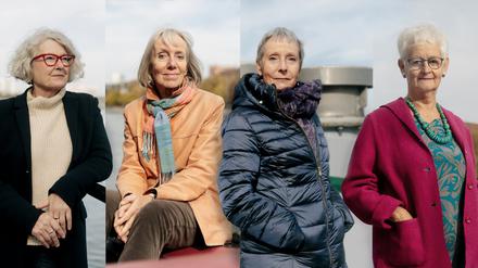 Vier von 2300 Klimaseniorinnen, die die Schweiz vor dem Europäischen Gerichtshof für Menschenrechte verklagt haben.