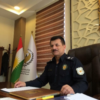 Tarek Ahmed Ibrahim ist Polizeichef von Dohuk. Hannes Heine