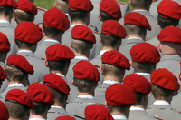 Eine Gruppe Bundeswehrsoldaten.