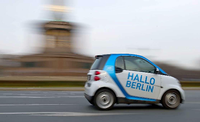 Mehr 5600 Carsharing-Autos gibt es in Berlin. Foto: Inga Kjer/dpa