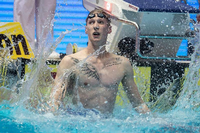 Florian Wellbrock wurde 2019 Weltmeister im Becken und im Freiwasser. Das hatte vor ihm noch niemand geschafft. Foto: Thissen/dpa