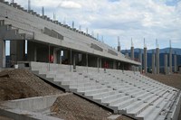 Neues Stadion, ungeahnte Probleme. Der SC Freiburg muss seine Pläne noch einmal neu sortieren. Foto: dpa