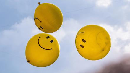 Smiley-Ballons in New York.
