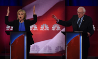 Bernie Sanders nutzte nicht jede Gelegenheit zum Angriff gegen seine Konkurrentin Hillary Clinton. Foto: AFP
