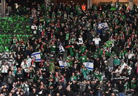 Fans von Maccabi Haifa wurden im Olympiastadion bepöbelt. Foto: Imago