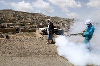 Die Menschen im Jemen sind dem Virus schutzlos ausgeliefert. Foto: Khaled Abdullah/REUTERS