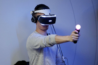Die Playstation VR, die für den Herbst erwartet wird, könnte den Durchbruch für die VR-Games bringen. Foto: AFP