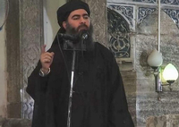 Der drohende „Kalif“: IS-Anführer Abu Bakr al Baghdadi hat angekündigt, man werde Palästina zu einem „Grab“ für Israelis machen. Foto: dpa