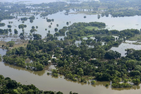 Der Hurrikan „Eta“ hat eine Region in Chiapas, Mexico unter Wasser gesetzt. Foto: REUTERS