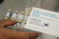 Der Impfstoff gegen "Affenpocken" (Archivbild aus den USA). Foto: Lea Suzuki/San Francisco Chronicle/AP/dpa