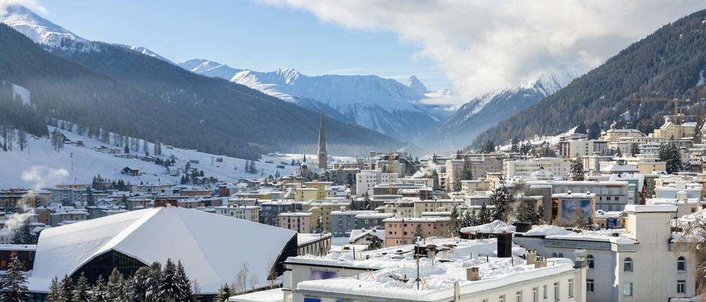 Das Weltwirtschaftsforum findet traditionell in der Schweizer Gemeinde Davos statt.
