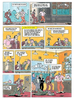 Von Hergé geprägt: Eine Seite aus dem Swarte-Sammelband. Foto: Fantagraphics