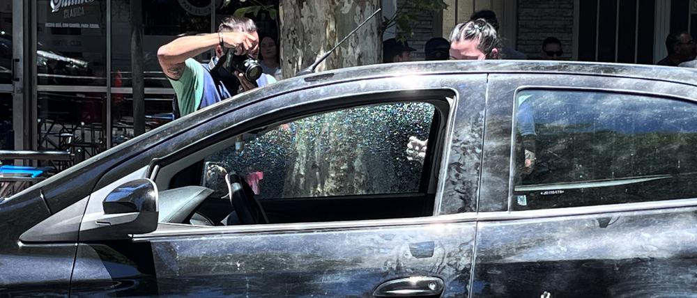 Die Täter feuerten in der Stadt Rosario auf ein Auto.