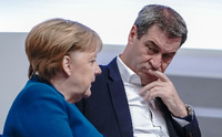 Söder empfängt Merkel