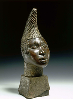 Benin-Bronze im Hamburger Museum für Kunst und Gewerbe. Foto: picture alliance 