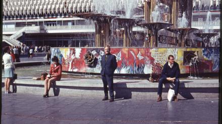 Berlin GER, Berlin, 20160202, Aufnahme ca. 1976, Stadtansicht, Brunnen am Alexanderplatz Berlin ger Berlin 20160202 Recording Approx 1976 City view Wells at Alexanderplatz