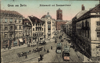 Der Molkenmarkt und Spandauerstraße in Berlin-Mitte vor 100 Jahren. Foto: imago/Arkivi