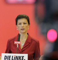 Auch als Chefin der Linksfraktion in einer Sonderrolle: Sahra Wagenknecht Foto: imago/Metodi Popow