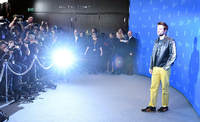 Der britische Schauspieler Robert Pattinson auf der "Damsel"-Pressekonferenz. Foto: Maurizio Gambarini/dpa