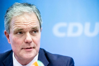 "Das Gesetz schnell überprüfen". CDU-Fraktionschef Burkard Dregger will gegen den Mietendeckel klagen. Foto: Christoph Soeder/dpa