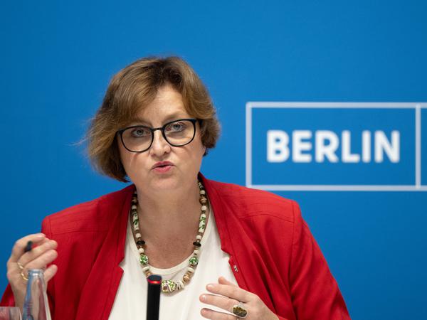 Ina Czyborra (SPD), Berliner Senatorin für Wissenschaft, Gesundheit und Pflege. 