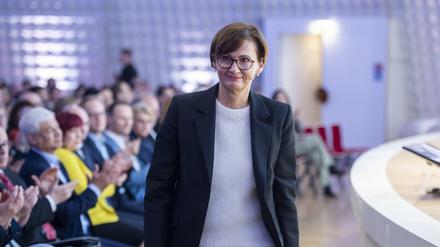 14.03.2023, Berlin: Bettina Stark-Watzinger (FDP), Bundesministerin für Bildung und Forschung, kommt zum Bildungsgipfel.