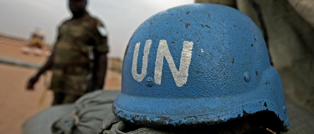 Blauhelmsoldaten der UNO.