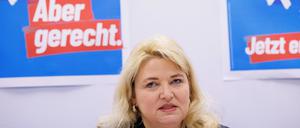 AfD-Landeschefin Kristin Brinker blickt zuversichtlich auf die Wiederholung der Berliner Abgeordnetenhauswahl.