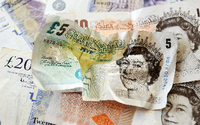 Der Kurs des britischen Pfund ist gefallen. Foto: Andy Rain/EPA
