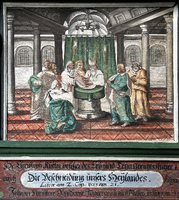 Darstellung der Beschneidung Jesu in einer evangelischen Kirche in Sachsen Foto: epd