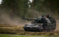 Deutschland und die Niederlande haben 15 Waffensysteme des Typs „Panzerhaubitze 2000“ an die Ukraine geliefert (Symbolbild). Foto: dpa/Philipp Schulze