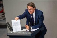 Bundesverkehrsminister Andreas Scheuer (CSU) Foto: Lisa Ducret/dpa