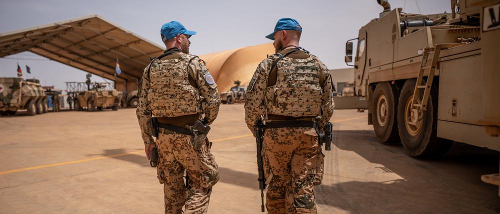 Deutsche Soldatinnen und Soldaten werden noch bis Mai nächsten Jahres in Mali stationiert sein.
