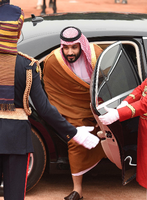 Kronprinz Mohammed bin Salman lebt in großem Reichtum. Foto: Raj K Raj/Hindustan Times/Getty Images