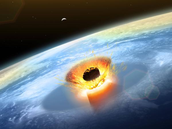Der Chicxulub-Einschlag vor 66 Millionen Jahren, als ein Asteroid mit einem geschätzten Durchmesser von zehn Kilometern im Golf von Mexiko einschlug, hatte verheerende Folgen für das Leben auf der Erde.