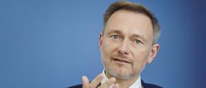 Bundesfinanzminister Christian Lindner (FDP) ist mit dem Entwurf eines wichtigen EU-Klimaschutzgesetzes unzufrieden. 
