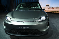 Sony hat auf der Technik-Messe CES in Las Vegas bereits seinen zweiten Elektroauto-Prototypen vorgestellt Foto: Patrick T. Fallon/AFP
