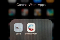Auch Berlin will jetzt die Luca-App benutzen. Kay Nietfeld/dpa