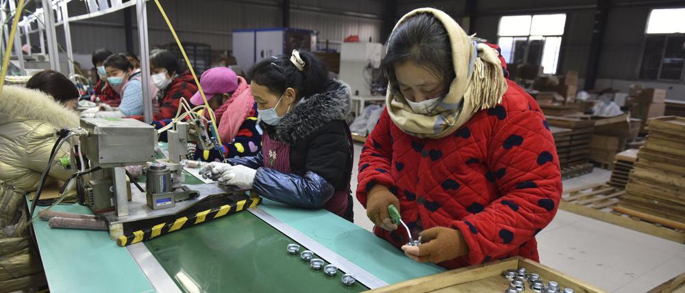 Elektronikfabrik in China: Das globale System muss reformiert werden.