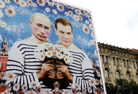 Auf dem Christopher Street Day wurde gegen das Anti-Schwulen-Gesetz in Russland demonstriert. Foto: dapd