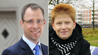 Wollen beide in den Bundestag: Mario Czaja von der CDU und Petra Pau von der Linken. Fotos: promo/Kitty Kleist-Heinrich