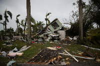 Dutzende Häuser in Florida zerstört