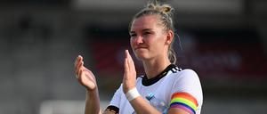 Alexandra Popp trägt die Regenbogenbinde − mit der Ausnahme WM