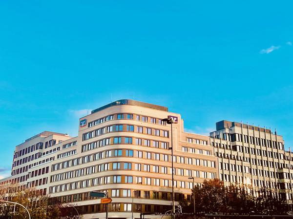 Die neue Zentrale der Berliner Volksbank in der Bundesallee 206 in Berlin-Wilmersdorf.