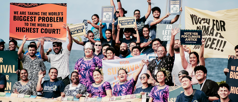 Die Studierendenbewegung Pacific Islands Students Fighting Climate Change (PISFCC)