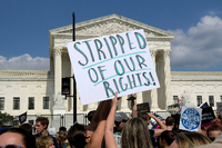 Protest vor dem Supreme Court in Washington. Foto: IMAGO/Agencia EFE